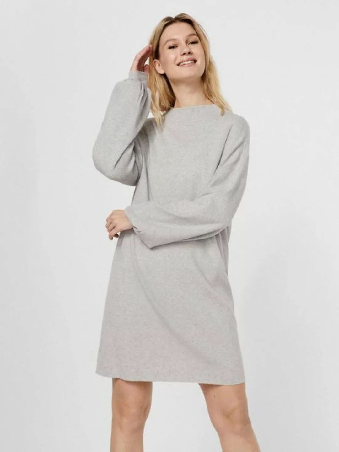 Vero Moda Strickkleid VMNANCY LS FUNNELNECK DRESS GA NOOS günstig online kaufen