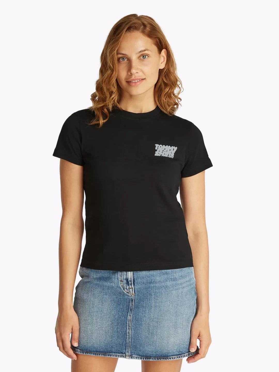 Tommy Jeans T-Shirt "TJW REG TJ BUBBLE TEE", mit Logodruck günstig online kaufen