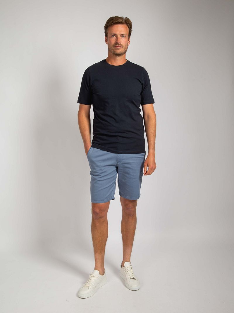 Suitable Respect T-shirt Jim Steel Dunkelblau - Größe L günstig online kaufen
