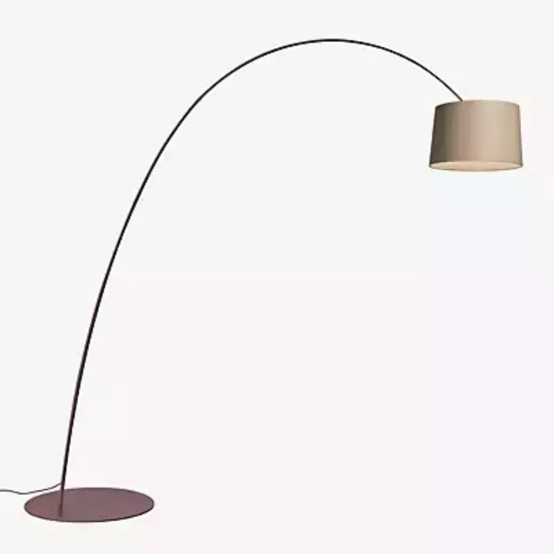 Foscarini Twiggy Elle Wood Bogenleuchte LED, burgunder - eiche - tunable wh günstig online kaufen