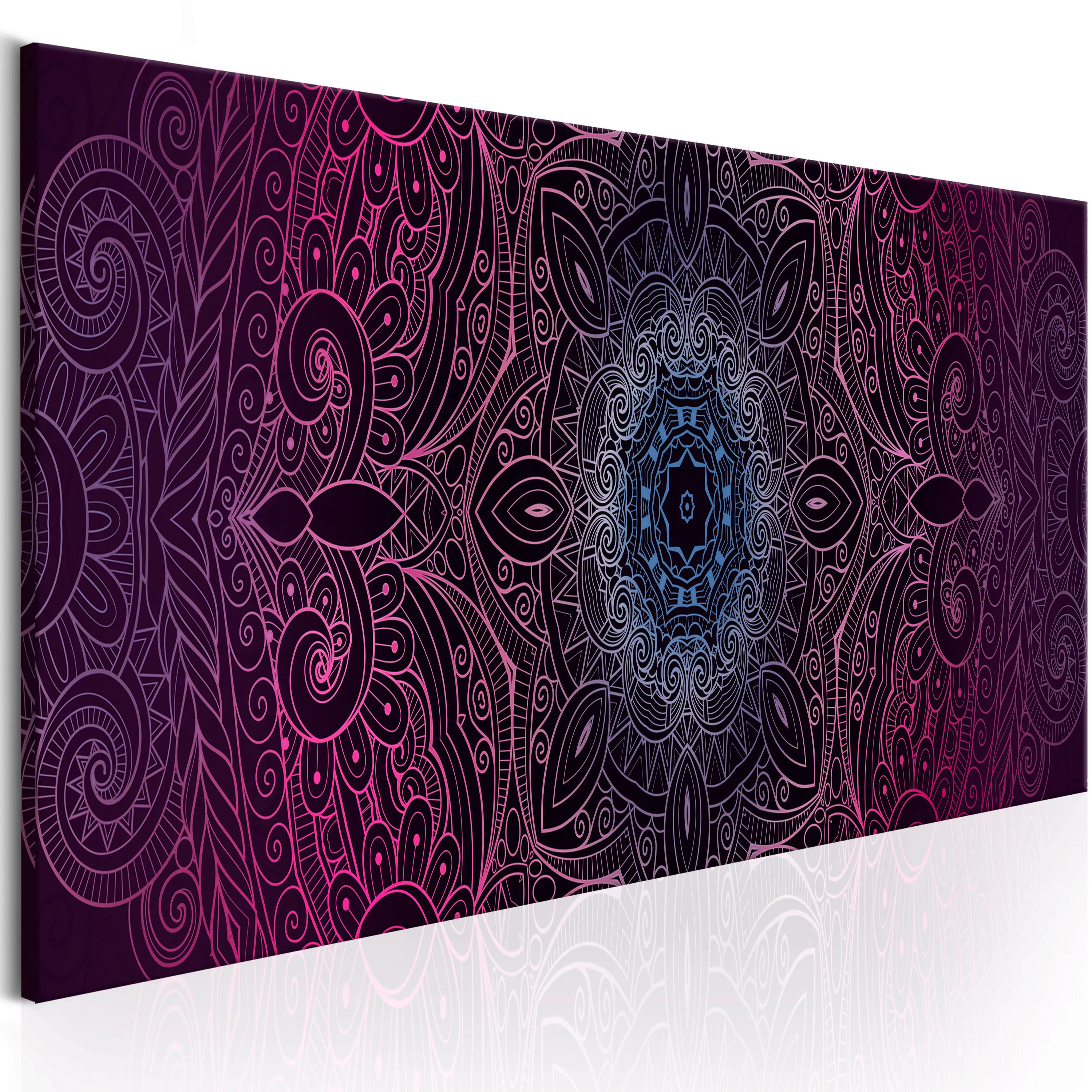 Wandbild - Purple Mandala günstig online kaufen
