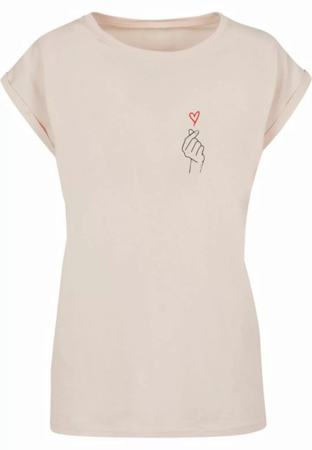 Merchcode T-Shirt Merchcode Damen Ladies K Heart Extended Shoulder Tee (1-t günstig online kaufen