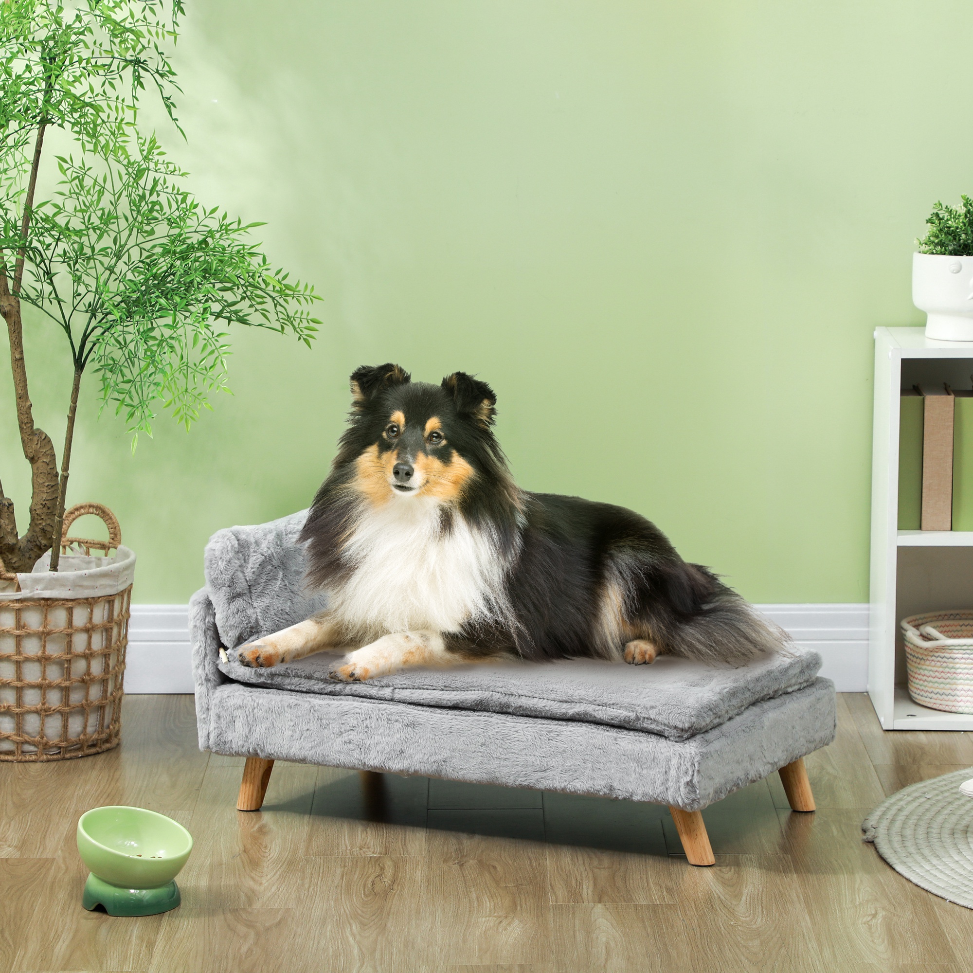 PawHut Hundesofa für mittelgroße Hunde, Hundebett mit abnehmbarem und wasch günstig online kaufen