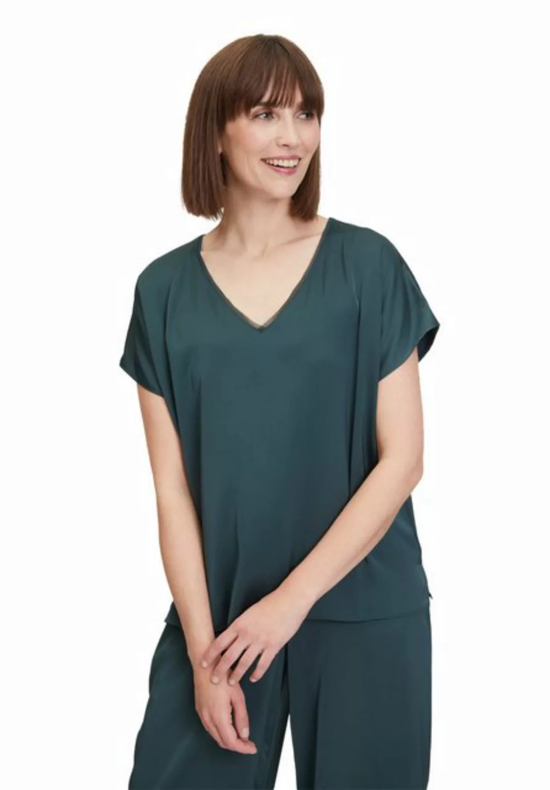 Vera Mont Satinbluse Vera Mont Satin-Bluse mit V-Ausschnitt günstig online kaufen