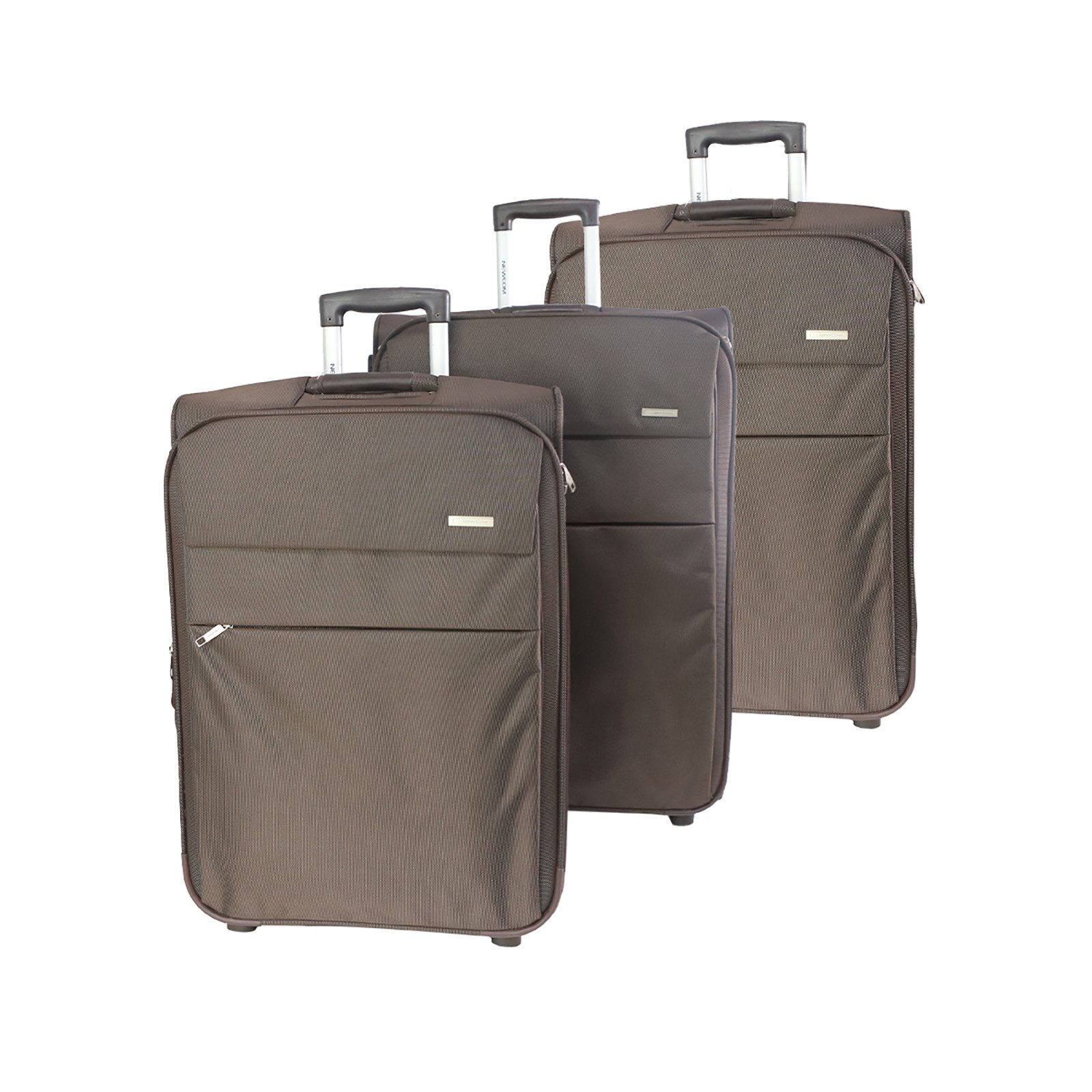 NEWCOM Weichgepäck-Trolley Klassischer Stoffkoffer / Reisekoffer günstig online kaufen