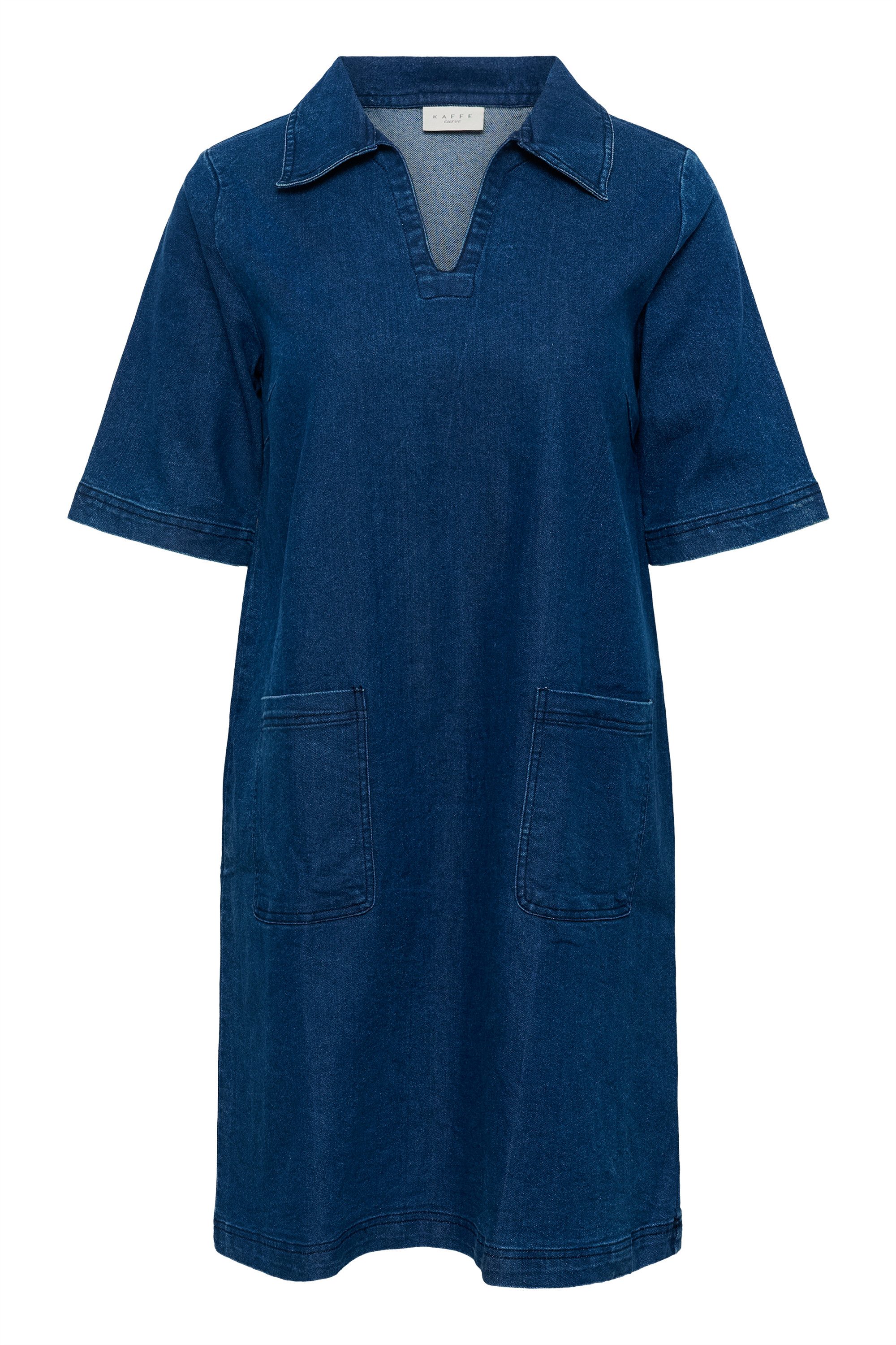 KAFFE Curve Jeanskleid Denimkleid KClaurie Große günstig online kaufen