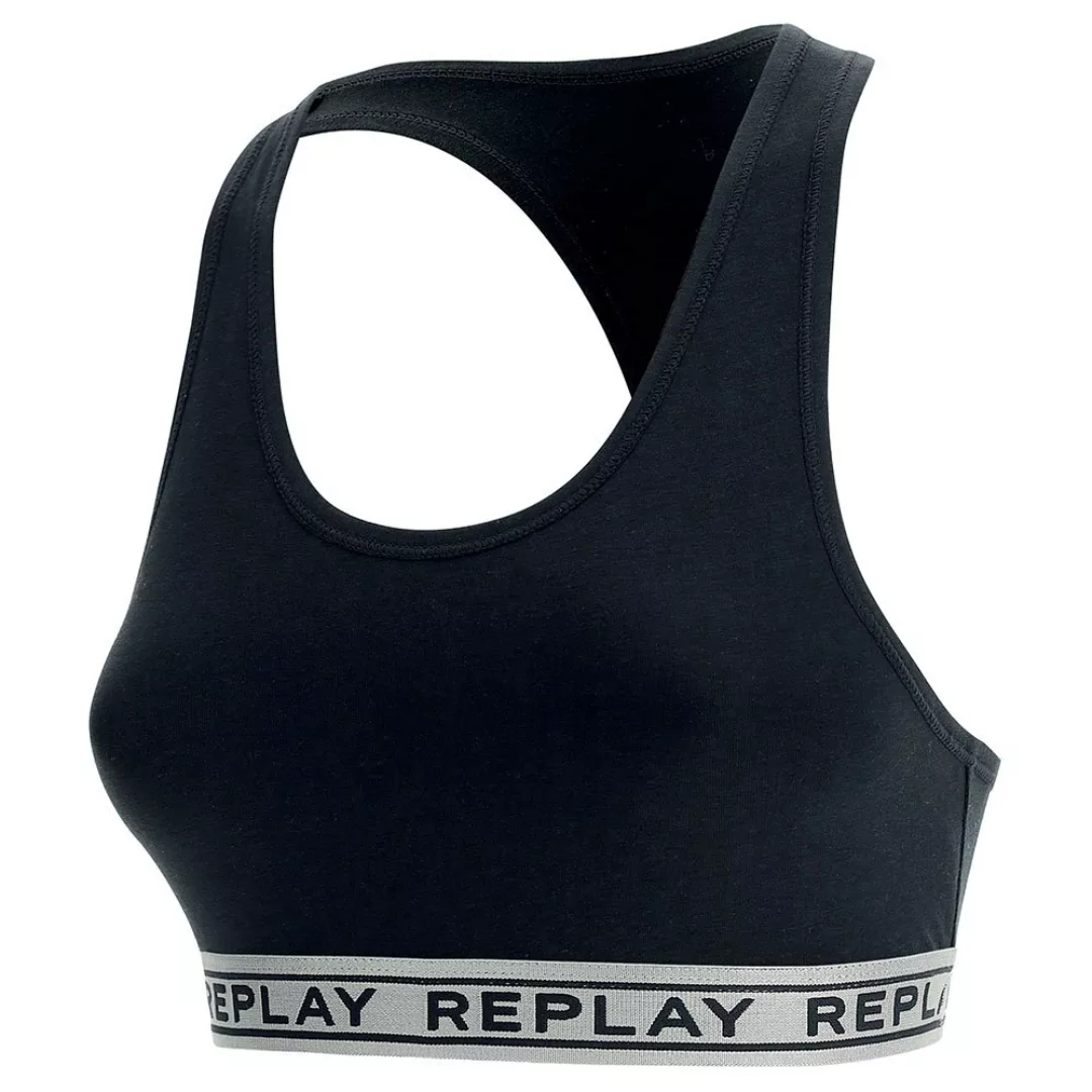 Replay Style2 Racerback Bh XL Black / Silver / Black günstig online kaufen