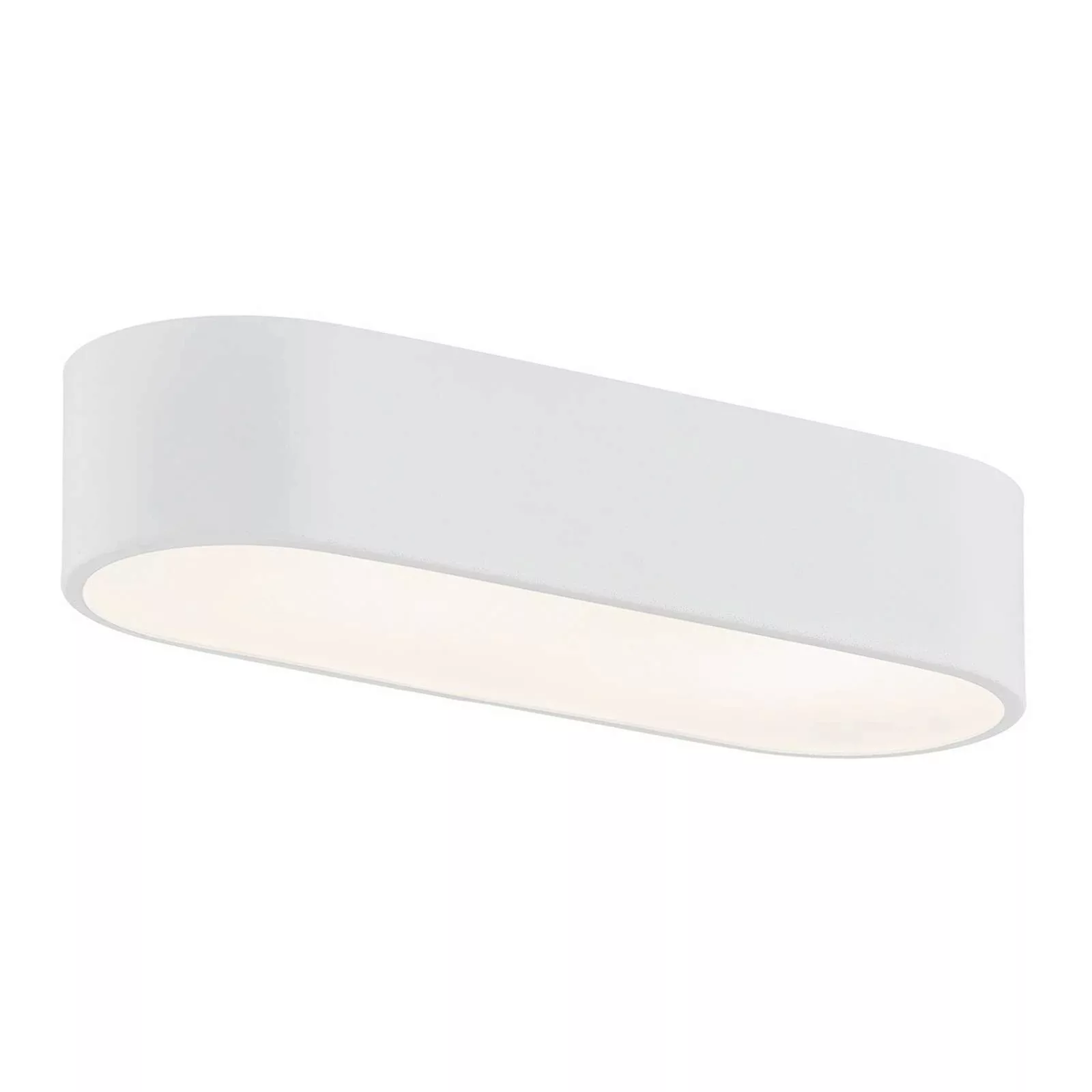 Deckenlampe Tilden aus Stahl in Weiß, Länge 50 cm günstig online kaufen