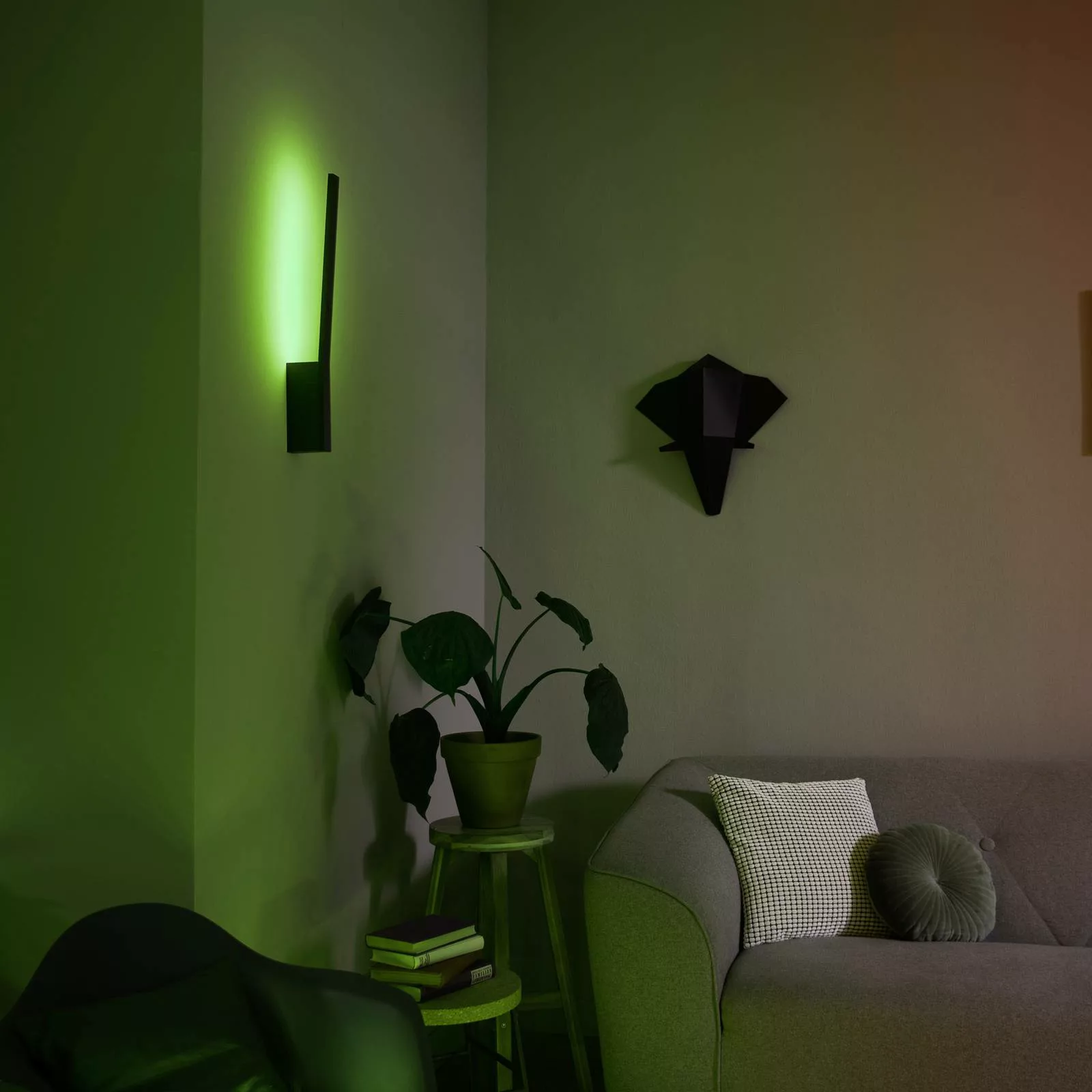 Philips Hue Liane LED-Wandleuchte, RGBW, schwarz günstig online kaufen