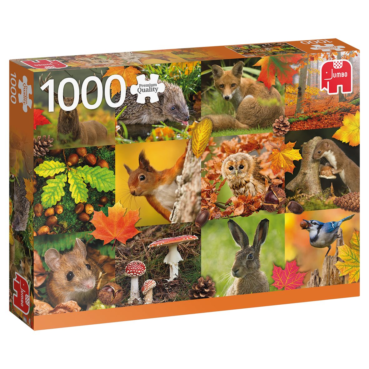 Jumbo Spiele Puzzle Tiere im Herbst günstig online kaufen