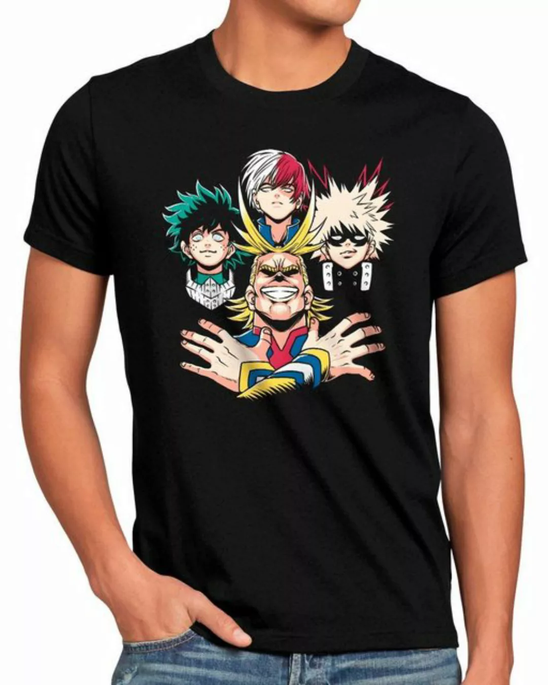 style3 Print-Shirt Herren T-Shirt Academia Rhapsody anime manga my hero aca günstig online kaufen