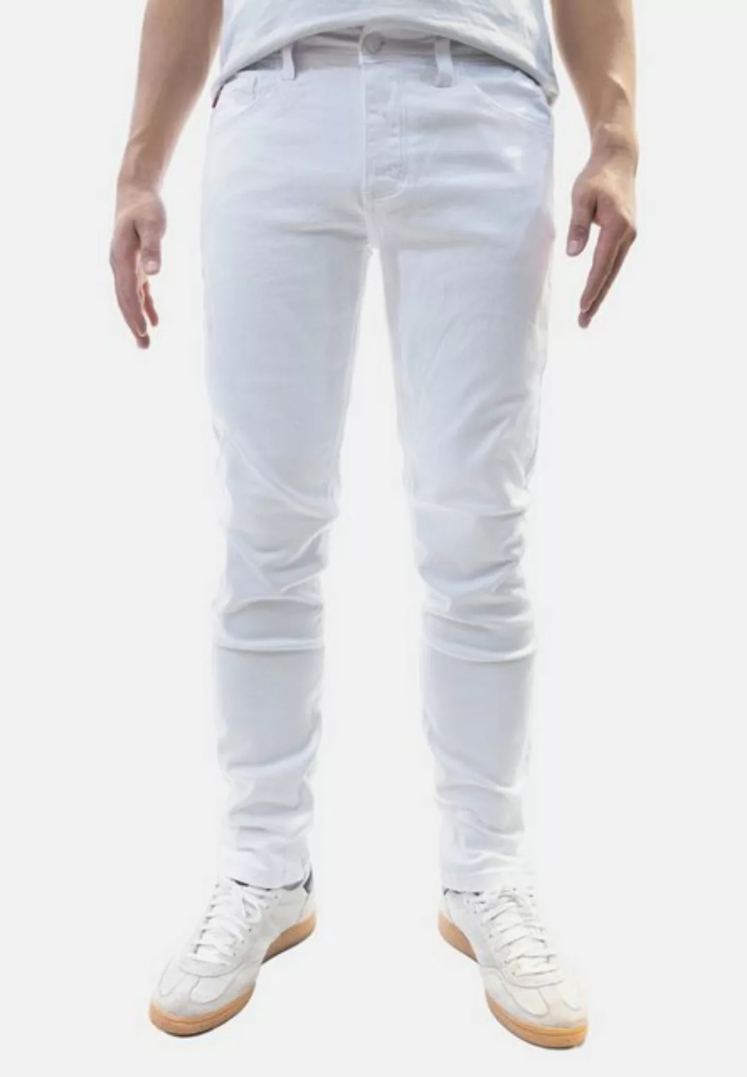 Jaylvis Regular-fit-Jeans Regular Denim Jeans 5-Pocket-Style Weiße Hose 819 günstig online kaufen