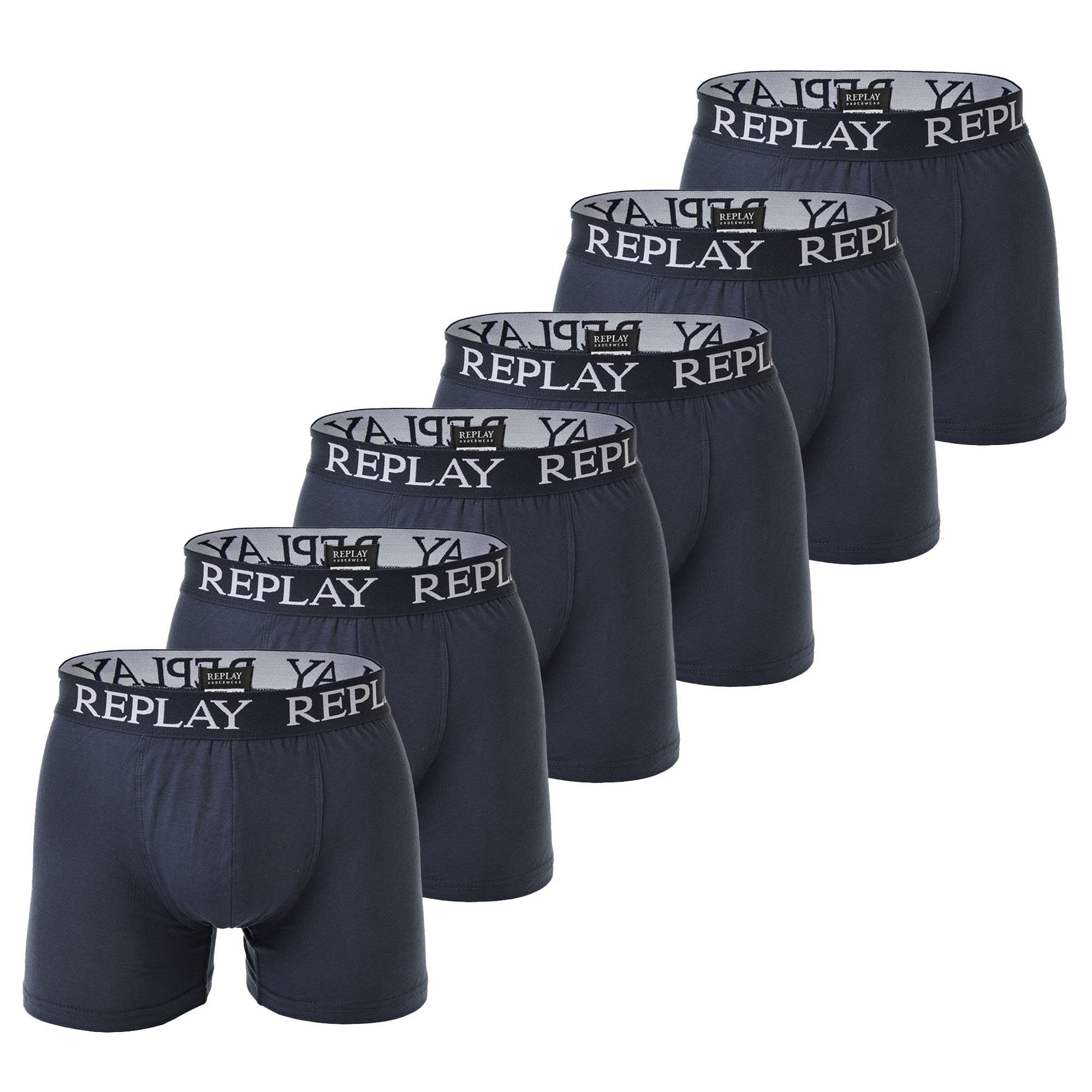 Replay Boxer Herren Boxershort 6er Pack günstig online kaufen