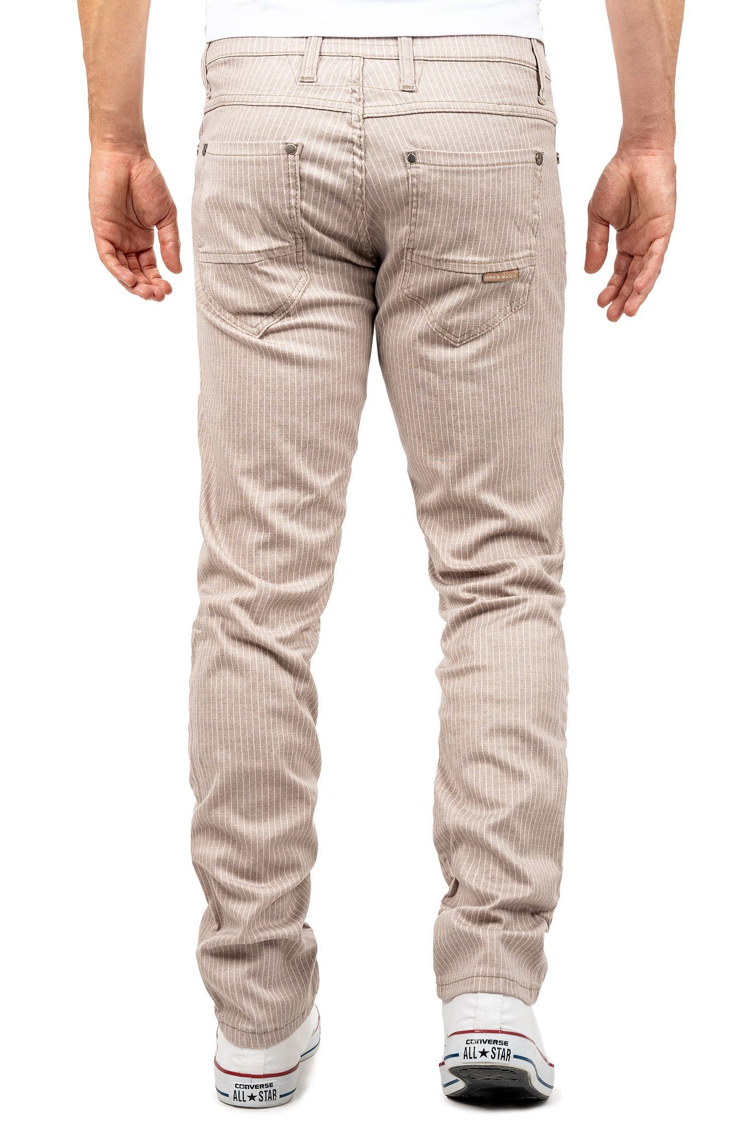 Cipo & Baxx Stoffhose Elegante Hose günstig online kaufen