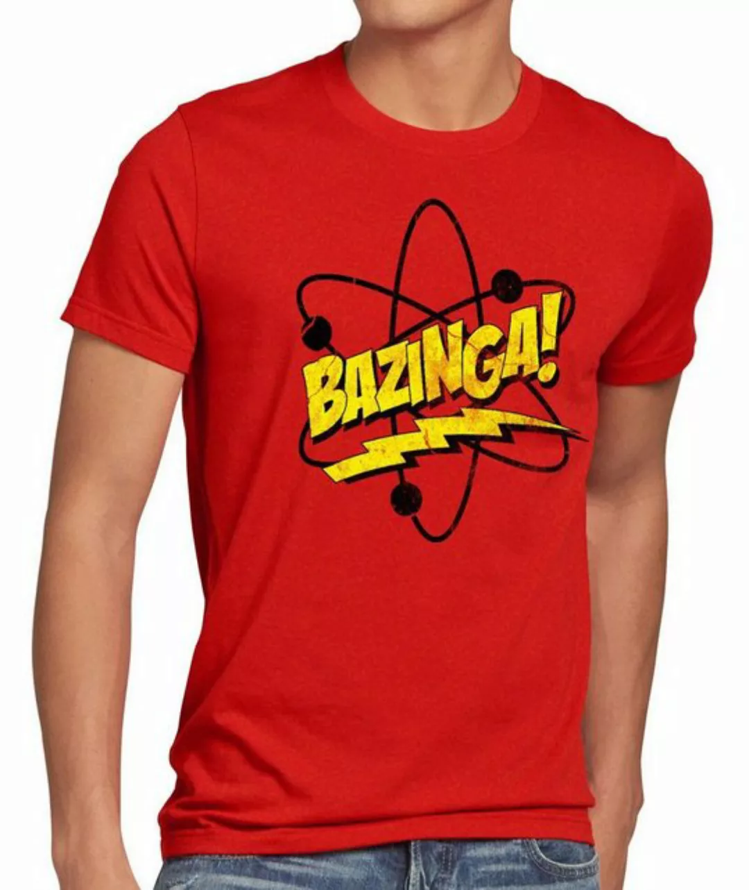 style3 T-Shirt Bazinga Sheldon the big bang theory sheldon cooper atom phys günstig online kaufen