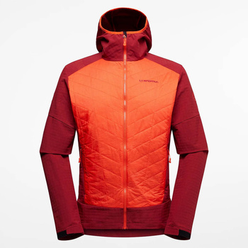 La Sportiva  Fleecepullover Kap Hybrid Hoody M L73 322320 Cherry Tomato/San günstig online kaufen