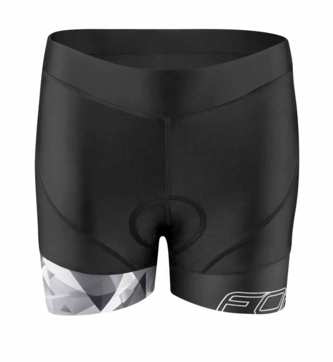 FORCE Fahrradhose Shorts FORCE MINI LADY grau-schwarz %%% günstig online kaufen