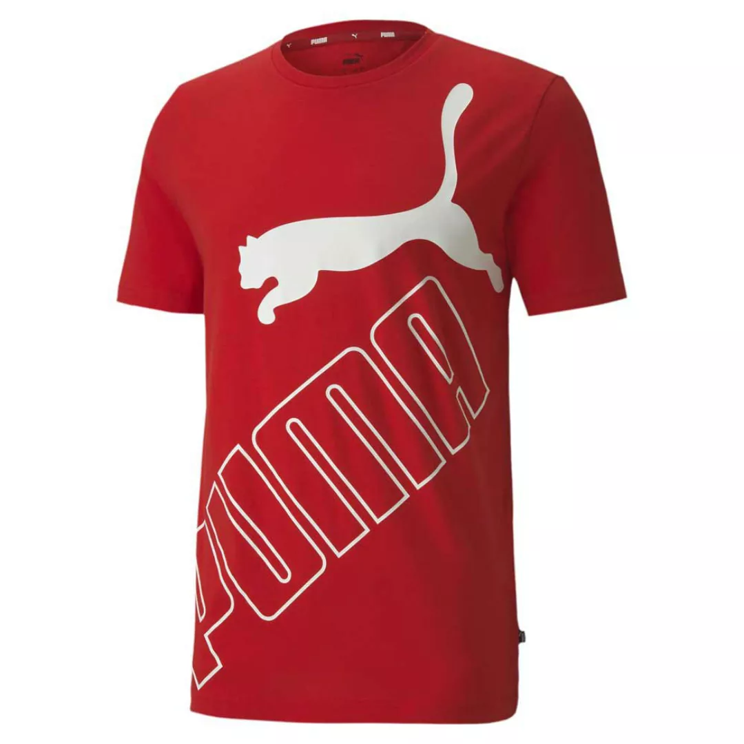 Puma Big Logo Kurzarm T-shirt M High Risk Red günstig online kaufen