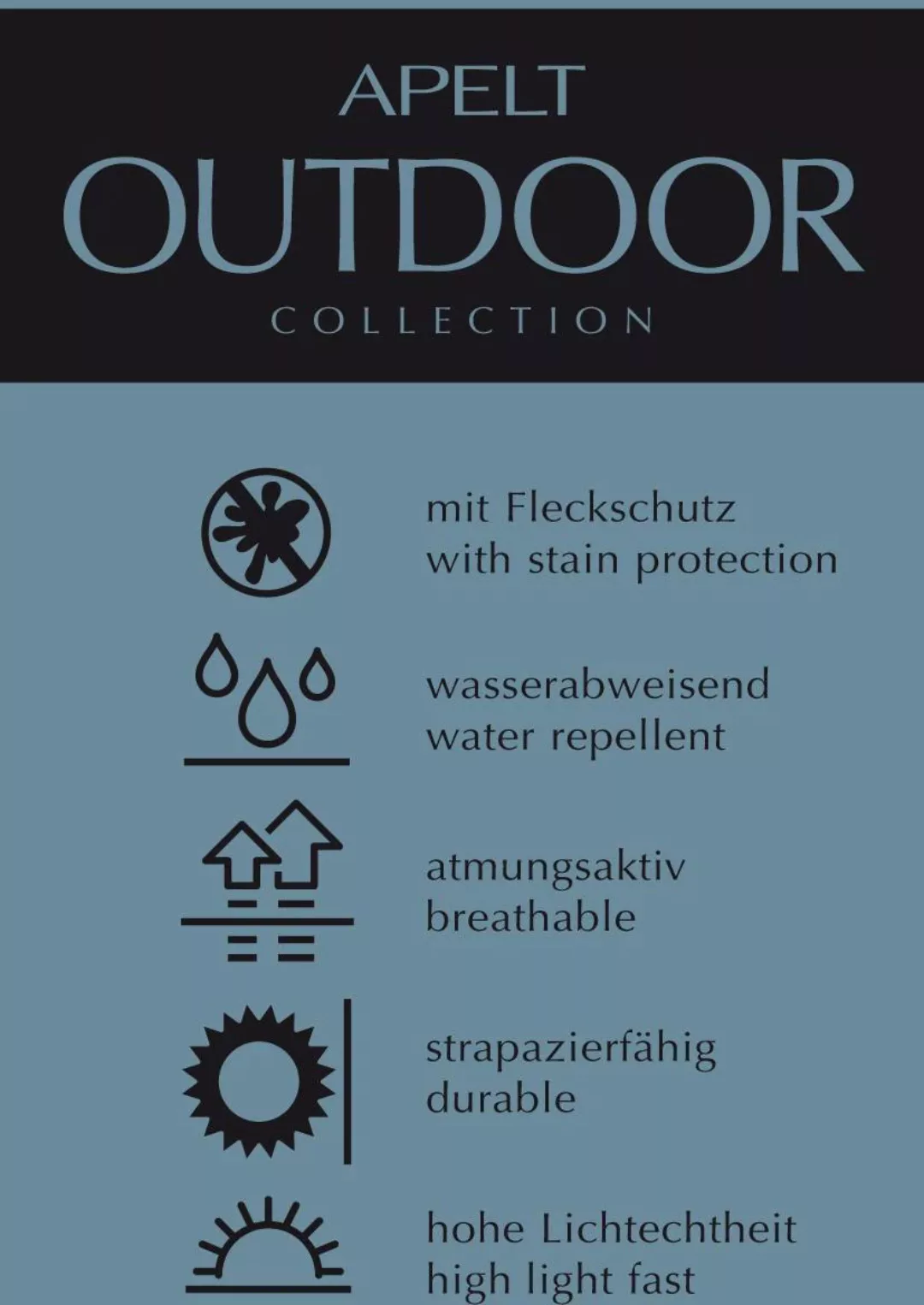 APELT Mitteldecke "3961 Outdoor, Sommerdeko, Sommer", (1 St.), Jacquardgewe günstig online kaufen