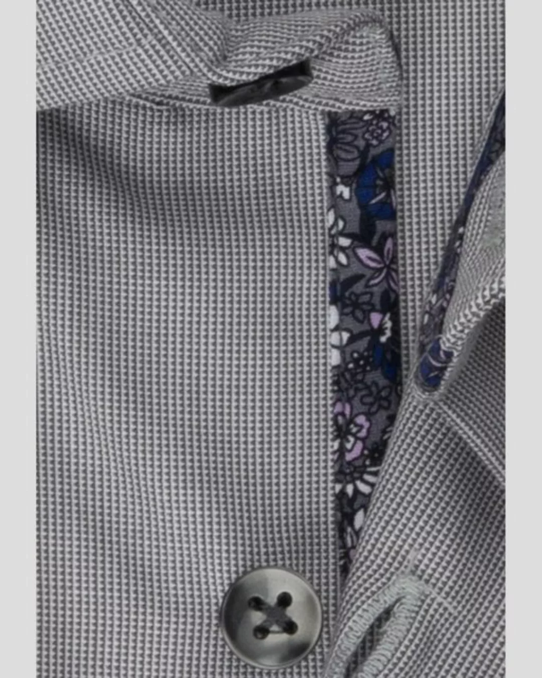 seidensticker Langarmhemd grau (1-tlg) günstig online kaufen