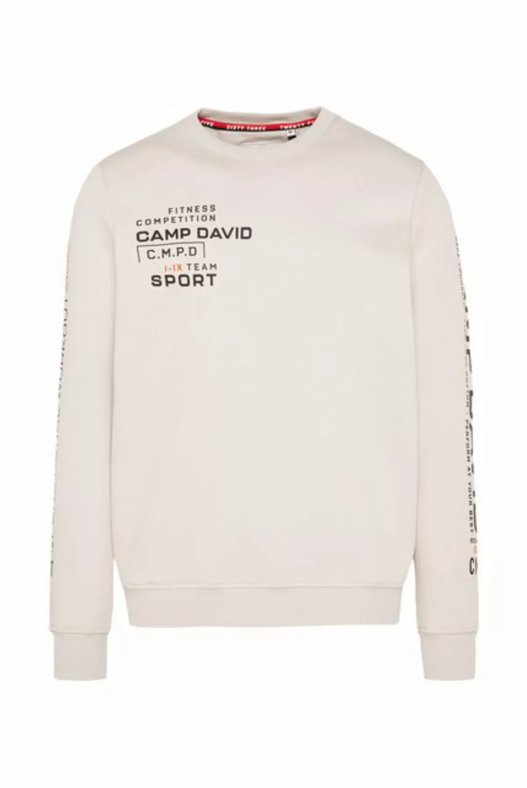 CAMP DAVID Sweatshirt mit auffälligen Prints günstig online kaufen