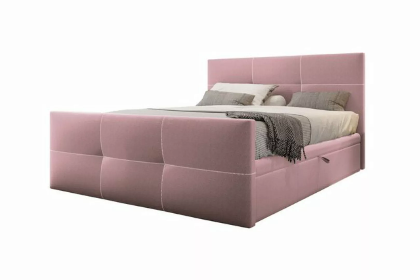 99rooms Boxspringbett Stylefy Olomana Boxspringbett (Schlafzimmerbett, Bett günstig online kaufen