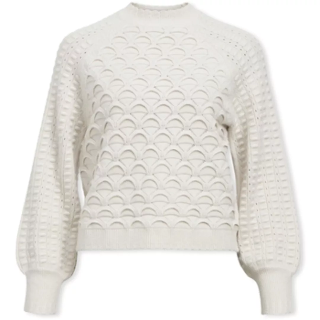 Object  Pullover Sida Knit - White Sand günstig online kaufen