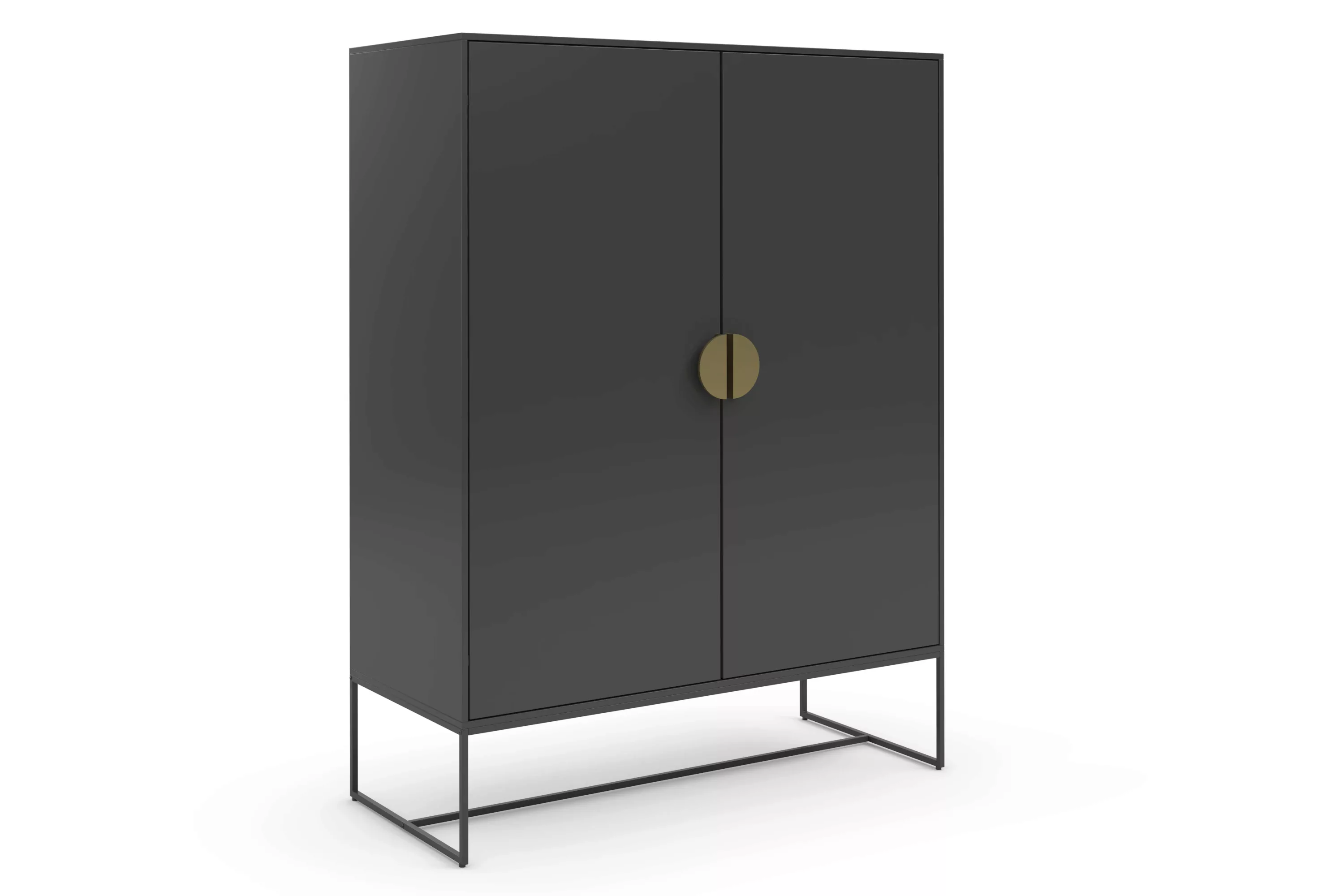 Places of Style Highboard "Abito", Midischrank mit Drehtüren und 2 Einlegeb günstig online kaufen