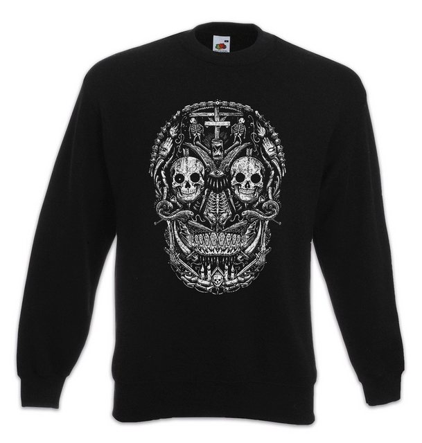 Urban Backwoods Sweatshirt Mexican Skull I Sweatshirt Schädel Sugar Gang La günstig online kaufen