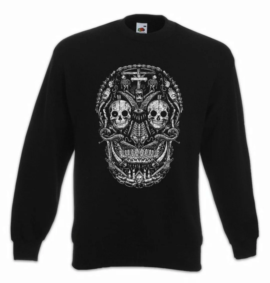 Urban Backwoods Sweatshirt Mexican Skull I Sweatshirt Schädel Sugar Gang La günstig online kaufen