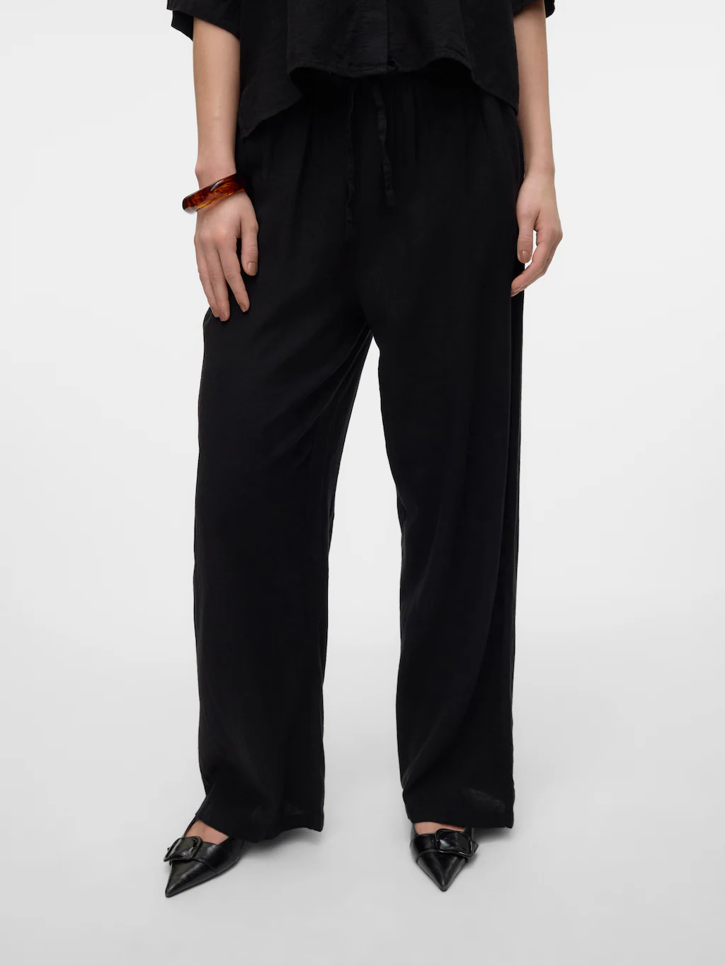 Vero Moda Schlupfhose "VMLINN LINEN PANTS WVN NOOS" günstig online kaufen