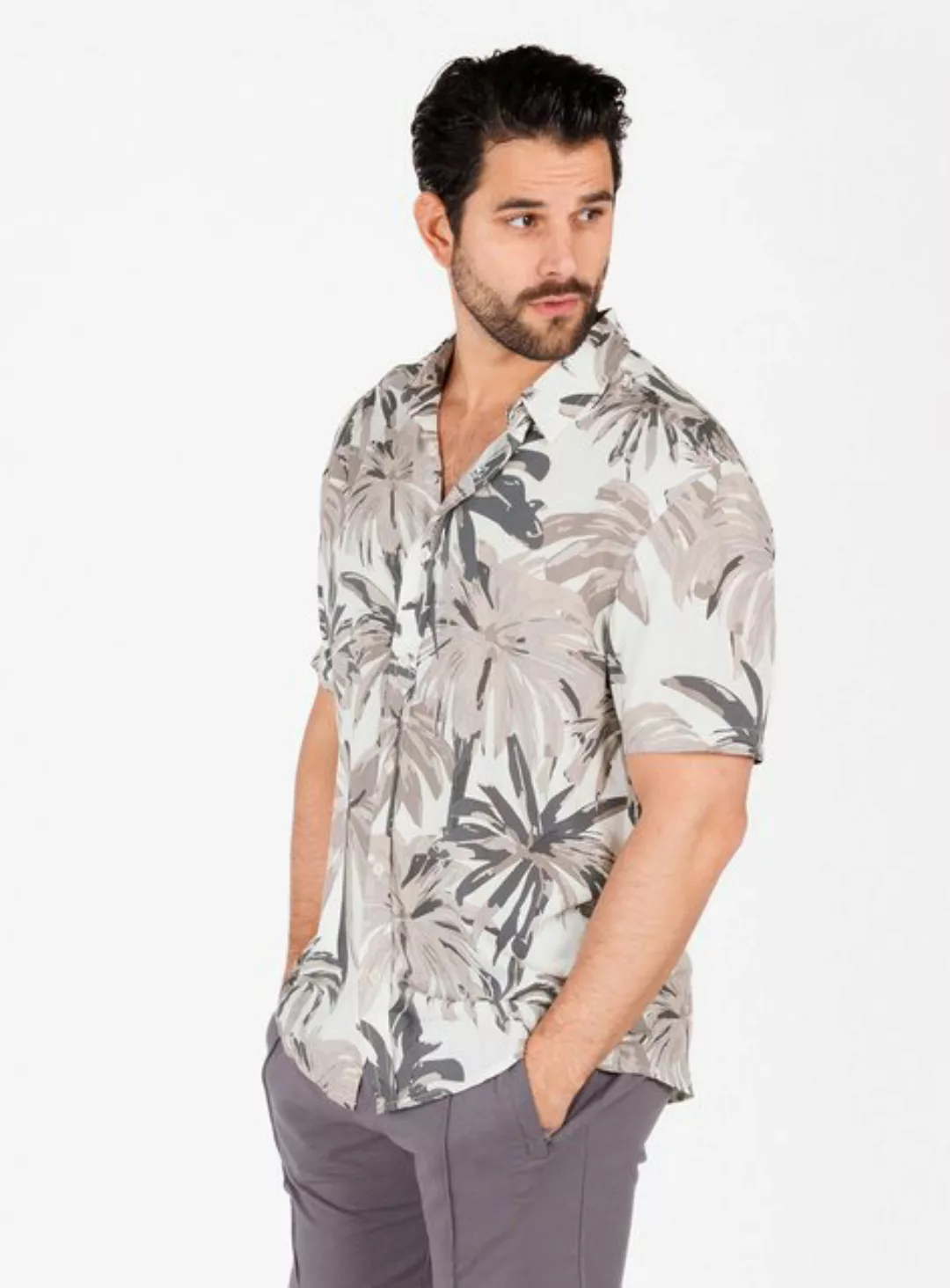Key Largo Kurzarmhemd MSH CASA 1/2 patterned (1-tlg) günstig online kaufen