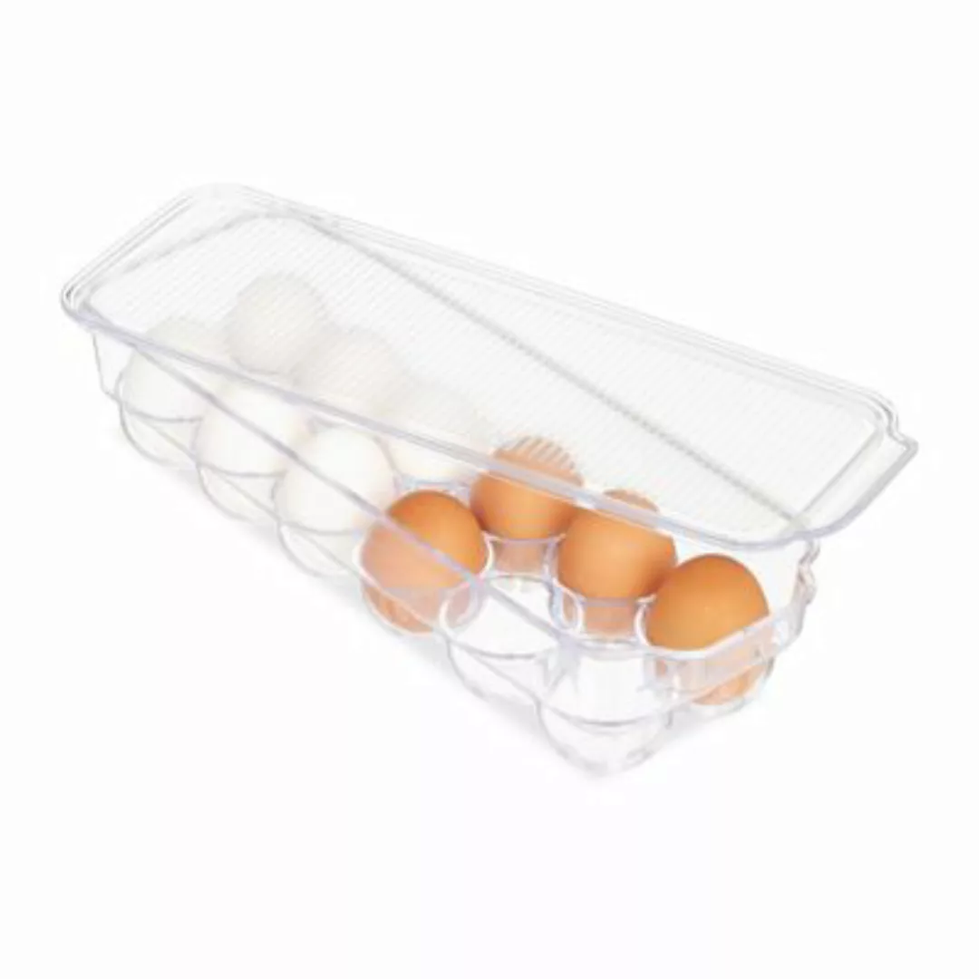 relaxdays Kühlschrank Eierbox 12 Eier transparent günstig online kaufen
