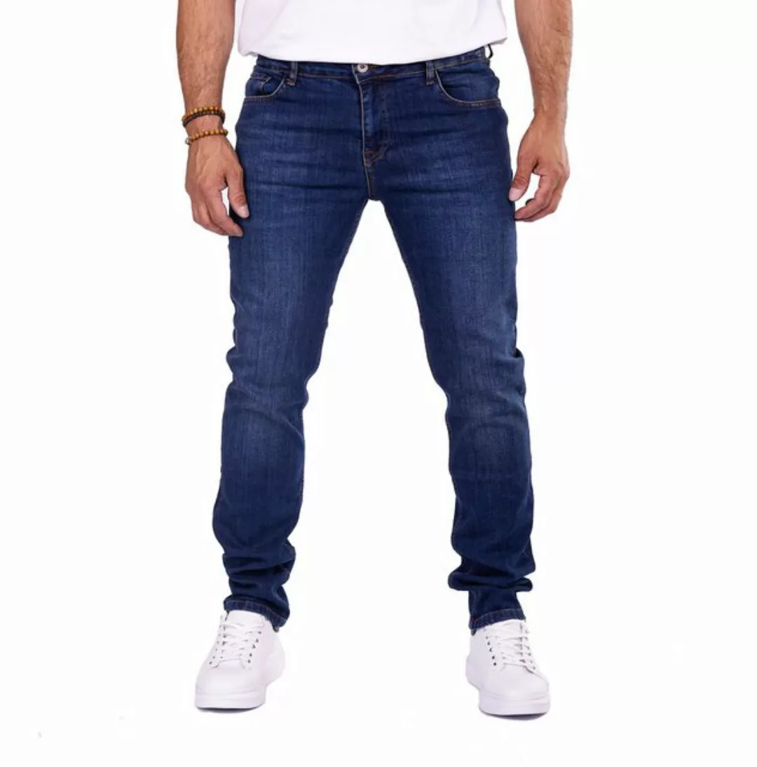 Denim Distriqt Regular-fit-Jeans Lässige Herren Regular Fit Jeans mit stret günstig online kaufen