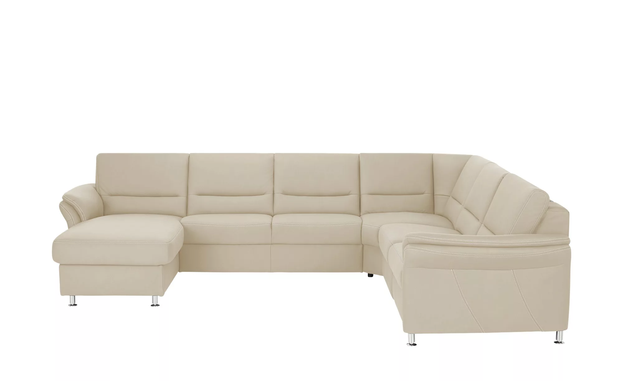 meinSofa Wohnlandschaft   Donald ¦ beige ¦ Maße (cm): B: 330 H: 89 T: 262 P günstig online kaufen