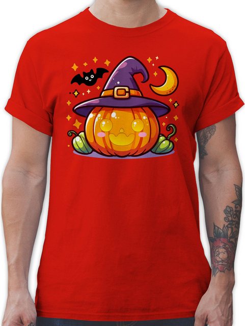 Shirtracer T-Shirt Halloween Kürbis, Süßer Kürbis, Halloween Design, Kürbis günstig online kaufen