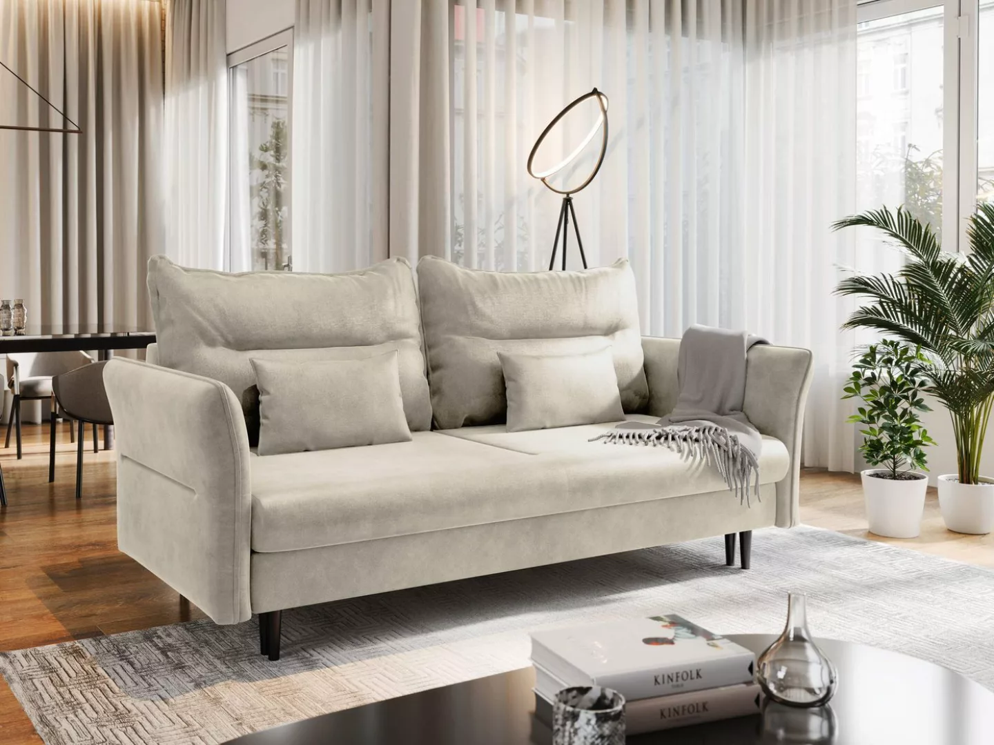 NEXT COLLECTION Loungesofa Bettsofa ISMENA, B:218/H:76/T:83cm günstig online kaufen