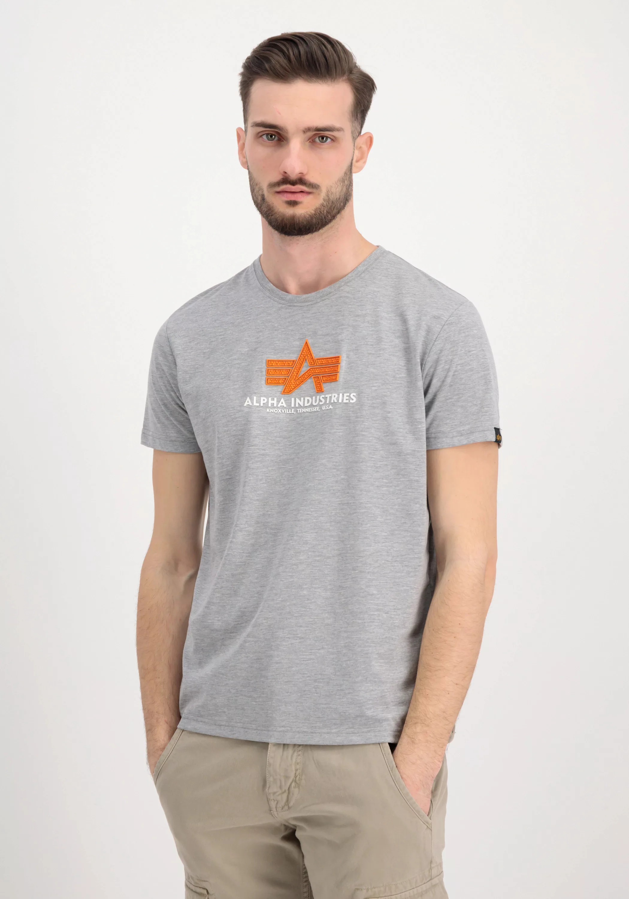 Alpha Industries T-Shirt "ALPHA INDUSTRIES Men - T-Shirts Basic T Rubber" günstig online kaufen