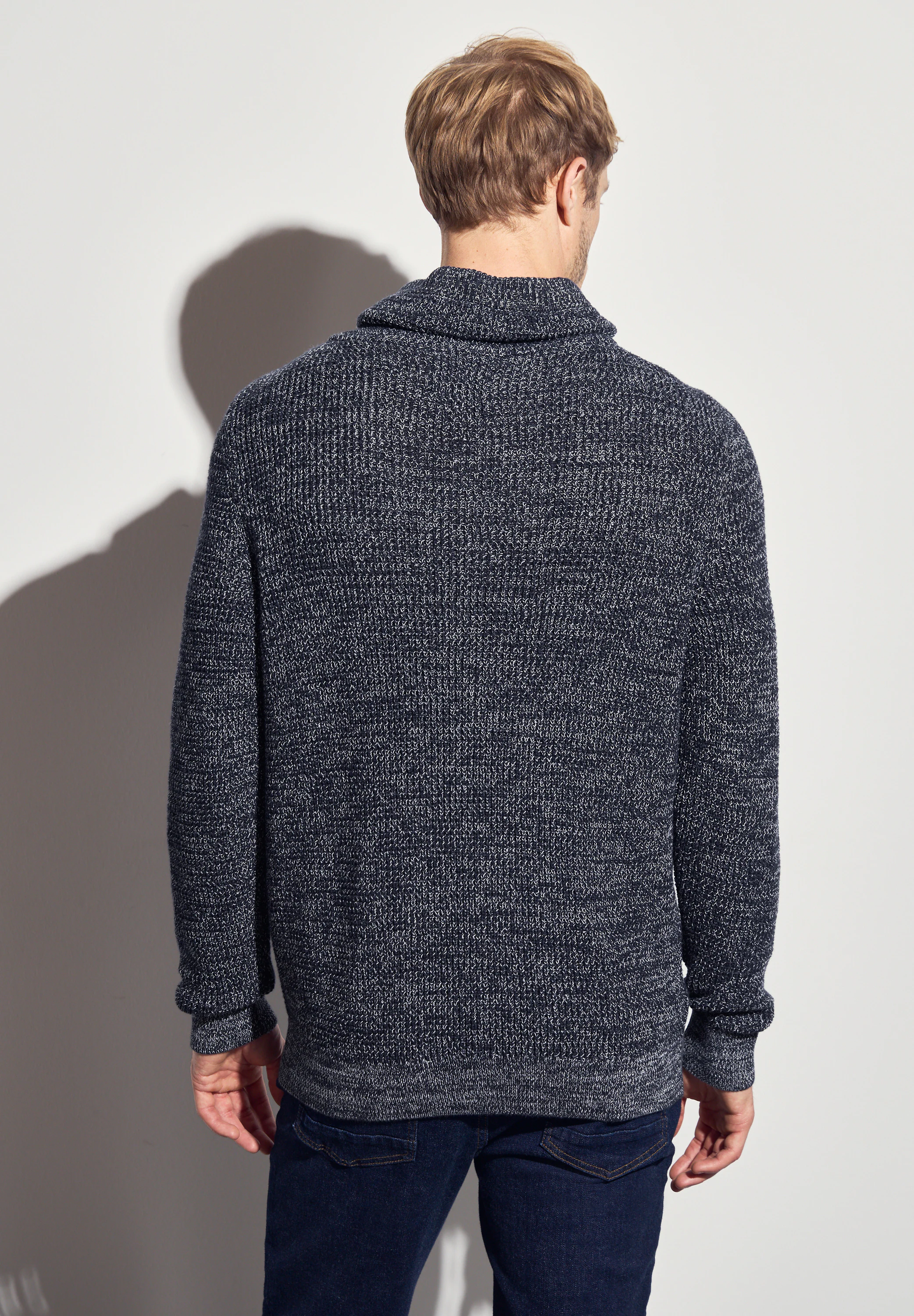 STREET ONE MEN Strickpullover, aus reiner Baumwolle günstig online kaufen