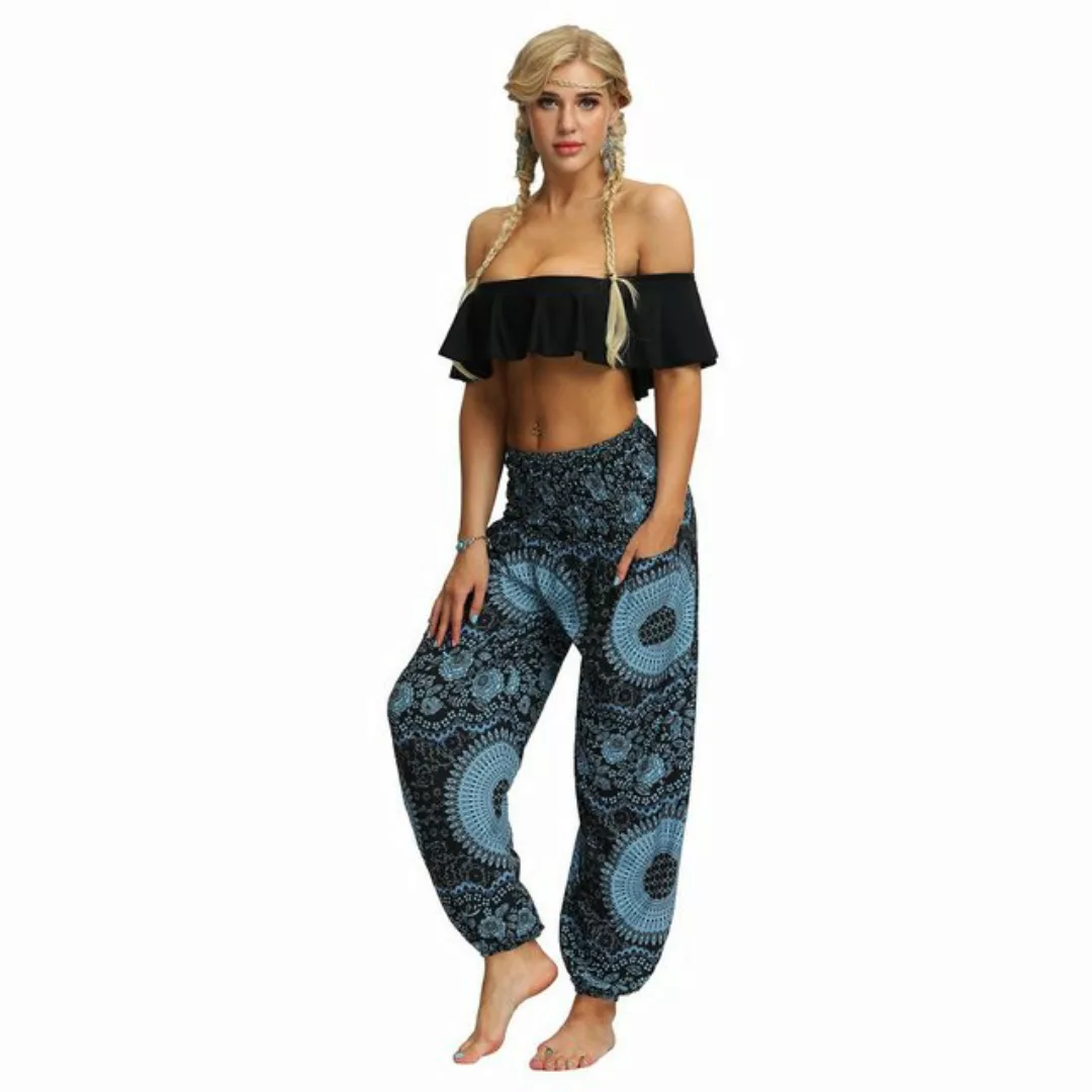 AUKUU Loungepants Luftige, vielseitige bedruckte Yogahose für den Sommer günstig online kaufen