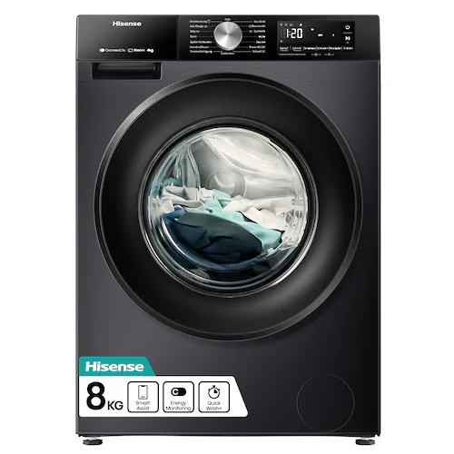 Hisense Waschmaschine »WF3S8043B«, WF3S8043BB3, 8 kg, 1400 U/min, Wifi-Conn günstig online kaufen