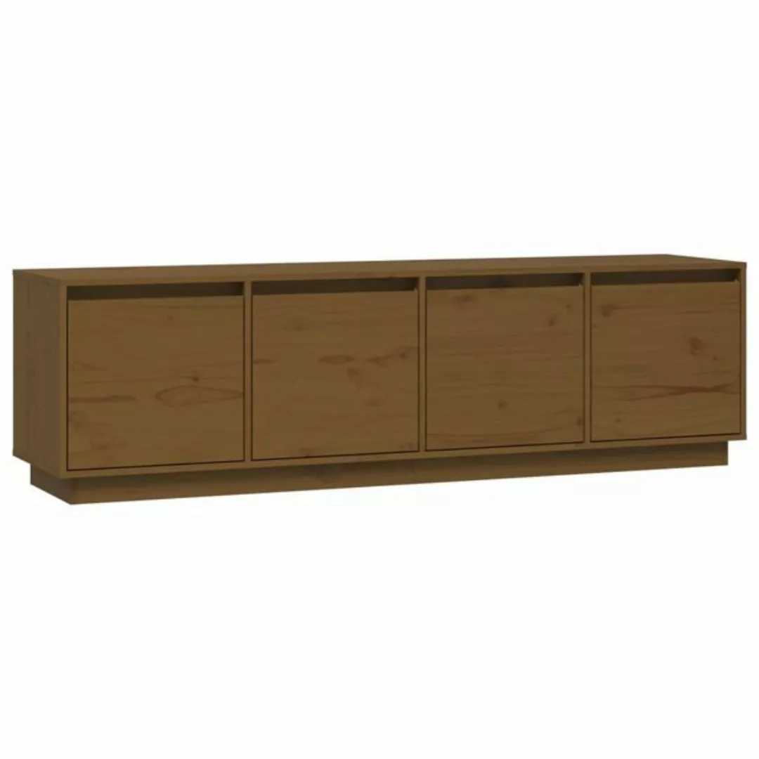 vidaXL TV-Schrank TV-Schrank Honigbraun 156x37x45 cm Massivholz Kiefer günstig online kaufen