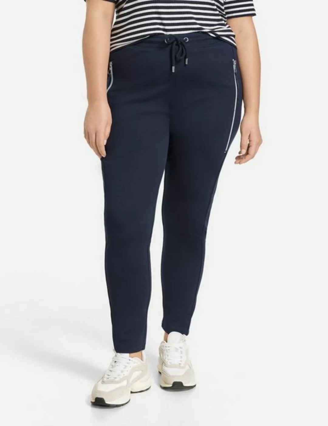Samoon Jerseyhose Jogpants mit Zippertaschen günstig online kaufen