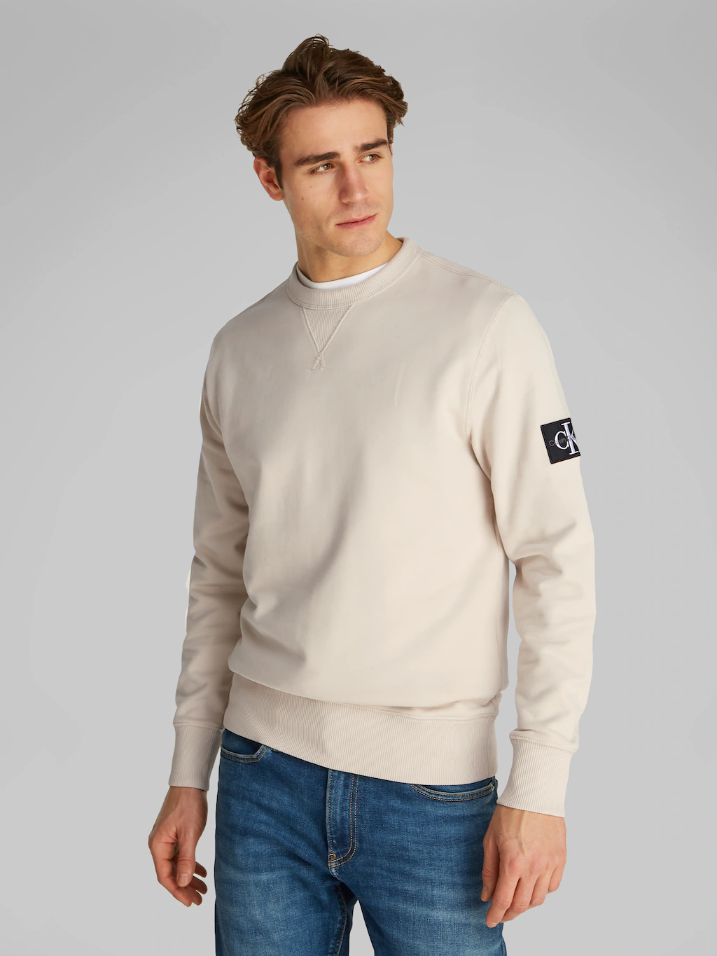 Calvin Klein Jeans Sweatshirt "BADGE CREW NECK", mit Logopatch günstig online kaufen