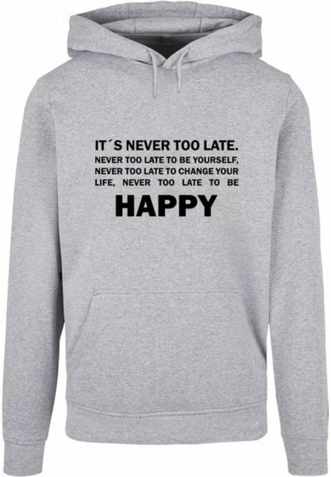 Merchcode Kapuzensweatshirt Merchcode Herren Never Too Late Basic Hoody (1- günstig online kaufen