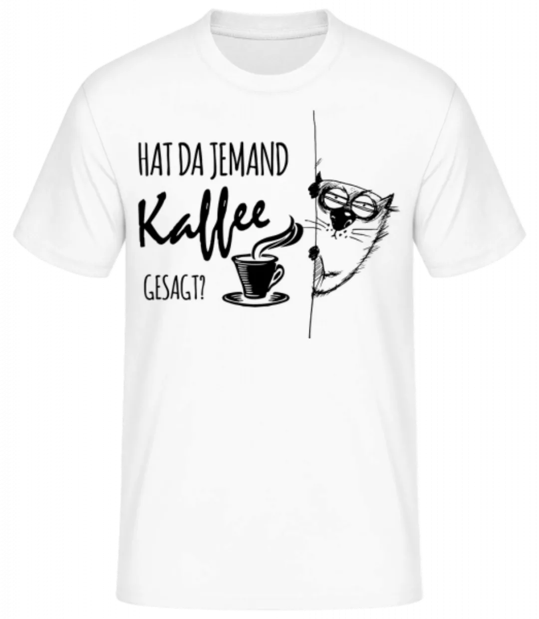 Kaffee Katze · Männer Basic T-Shirt günstig online kaufen