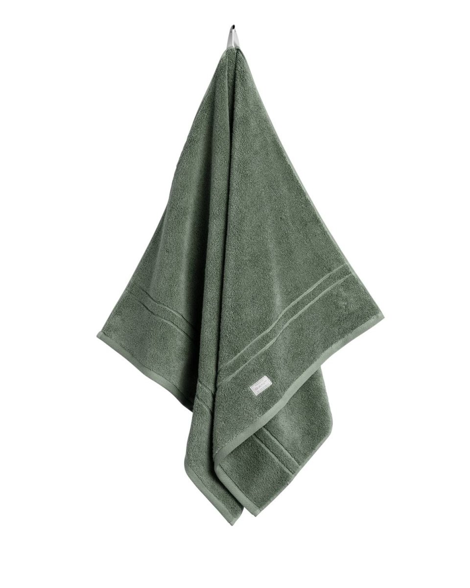 GANT Duschtuch, Organic Premium Towel - 70x140 cm, Frottee Grün günstig online kaufen