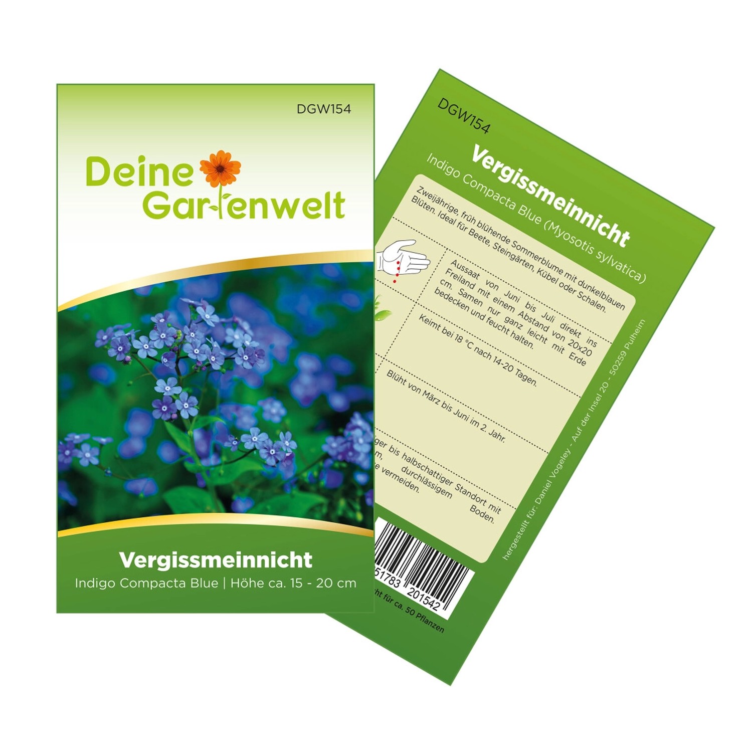 Deine Gartenwelt Vergissmeinnicht Indigo Compacta Blue Samen günstig online kaufen