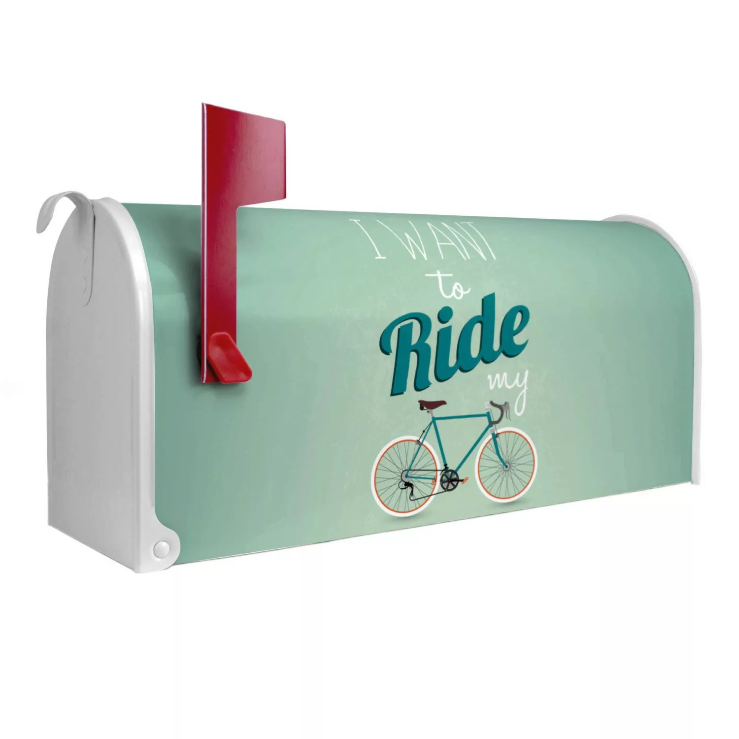 Banjado Amerikanischer Briefkasten Weiß 48x22x16cm US Mailbox Letterbox Pos günstig online kaufen