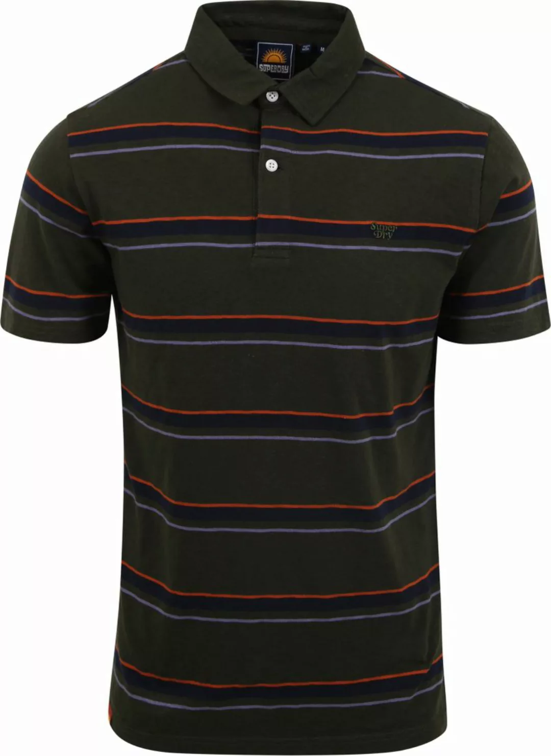 Superdry Poloshirt Jersey Dunkelgrün - Größe L günstig online kaufen